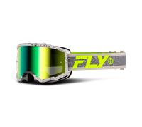 §Masque Cross FLY Racing Zone Gris Foncé-HiVis§