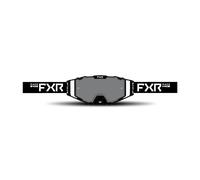 §Masque Cross FXR Combat Noir-Blanc Écran Fumé§