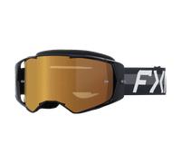 FXR Factory Ride Lunettes de motocross, noir-blanc pour homme