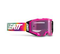 Leatt Velocity 5.5 Iriz Pinata, lunettes à miroir Fuchsia/Noir/Turquoise Mauve Réfléchissant Fuchsia/Noir/Turquoise Mauve Réfléchissant
