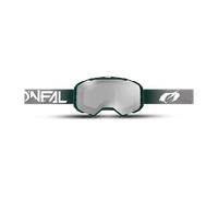 Oneal B-22 Covert Lunettes de motocross, Gris/vert, Taille unique