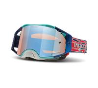 Masque Oakley Airbrake MX Troy Lee Designs Bleu avec verre Prizm Sapphire