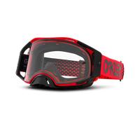 Masque Cross Oakley Airbrake Moto avec Écran Transparent Rouge Rouge