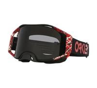 Masque Cross Oakley Heritage Airbrake Eddie - Dark Grey Rouge Eddie-Gris Foncé Rouge Eddie-Gris Foncé
