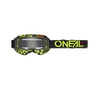 Masque o neal b 10 attack noir jaune ecran clear