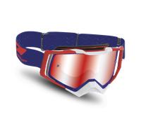 §Masque Cross Progrip 3309FL RAPID Bleu-Rouge-Blanc§