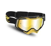 §Masque Cross Progrip 3309FL RAPID Gris-Or-Noir§
