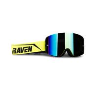 §Masque Cross Raven Edge Jaune Fluo-Noir§