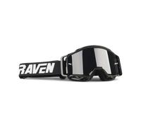 §Masque Cross Raven Sniper Crew - Noir et écran Noir fumé§