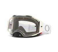 Masque oakley airbrake mx blanc transparent ref oo7046 c4