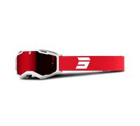 Shot Iris 2.0 Tech Lunettes de motocross, blanc-rouge