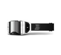 SHOT LITE CALM Brille glanz schwarz-Glas silber versp.