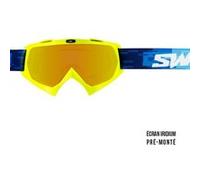 Masque cross SWAP'S PIXEL Jaune + Ecran Iridium Or PRÉ-MONTÉ