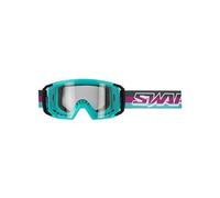 Masque Cross SWAPS SCRUB V2 - NOIR / VIOLET / BLEU ECRAN TRANSPARENT