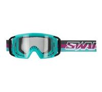 Masque Cross SWAPS SCRUB V2 - NOIR / VIOLET / BLEU ECRAN TRANSPARENT