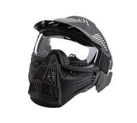 Masque D'Airsoft Intégral avec Lunettes Tactiques, RéSistant Aux Chocs, pour Airsoft Chasse Aux Balles CS Game Paintball Motocross Ski(Black)
