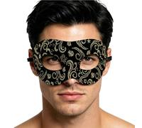 Masque de bal masqué pour homme, accessoire de costume de style Venise, masque de carnaval, papa, mari, petit ami, Halloween, fête, bal masqué, bal, cadeau, ensemble