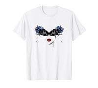 Masque de bal masqué, Venise, Italie, art minimal T-Shirt