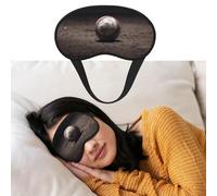 Masque de baseball pour les yeux en satin doux avec sangle élastique pour la sieste de voyage occultante pour homme et femme