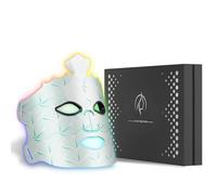 Masque De Beauté Led Pour Le Visage Et La Peau, 7 Couleurs Masque De ThéRapie Led Avec TéLéCommande, Masque Visage Conduit Pour Tous Les Types De Peau, Soins De Peau, Vert