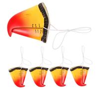 Masque de bec d'oiseau, masque de bec d'oiseau 5 pièces drôle nez réaliste roman perroquet en vinyle avec sangle port accessoires décoratifs 'Halloween pour fête, costume, cosplay pour un usag