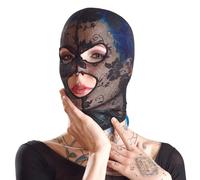 Masque de bondage sexy masque en dentelle fétiche accessoire de jeu sadomaso ...