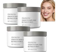 Masque de boue pur visage - Argile nettoyante profonde pour peau lisse et pores affinés, masque détox purifiant aux minéraux naturels, contrôle du sébum et pores réduits tous types de peau (4pcs)
