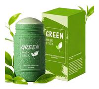 Masque de boue purifiant au thé vert et à l'aubergine, masque peel-off anti-points noirs, améliore le teint terne, contrôle le sébum, nettoie en profondeur, traite l'acné et exfolie