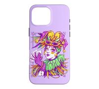 Masque de Carnaval Arlequin Femme Joueuse de Cartes Coque pour iPhone 16 Pro Max
