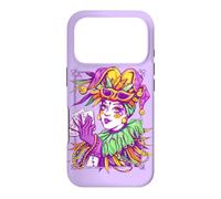 Masque de Carnaval Arlequin Femme Joueuse de Cartes Coque pour iPhone 17 Pro