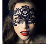 Masque de Carnaval Bal Vénitien Venise Noir - Femme - Déguisement