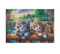 Masque de Carnaval Coloré 300 Pieces Casse-tête Expert Confirmé en Carton Épais Rigide Très Difficile Niveau Expert Motif Complexe Cadeau Anniversaire Premium 300 PCS