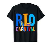 Masque de carnaval de Rio - Souvenir brésilien T-Shirt