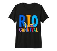 Masque de Carnaval de Rio - Souvenir brésilien T-Shirt Haut de Gamme