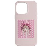 Masque de Carnaval Mardi Gras pour Fille avec nœud Rose Coque pour iPhone 14 Pro Max