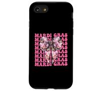 Masque de carnaval Mardi Gras pour fille avec nœud rose Coque pour iPhone SE (2020) / 7 / 8