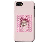 Masque de Carnaval Mardi Gras pour Fille avec nœud Rose Coque pour iPhone SE (2020) / 7/8