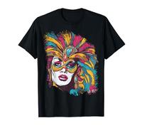 Masque de carnaval Rio de Janeiro - Costume - Souvenir du Brésil T-Shirt