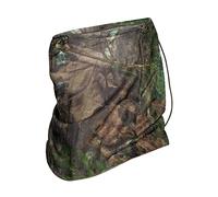 Masque de Chasse en chêne moussant Camouflage, Mixte Adulte, Masque pour Le Visage, Camo Mesh Hunting Mask, Obsession, Taille Unique