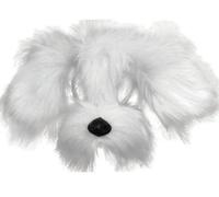 Masque De Chien Blanc Shaggy Avec Son Pour Adultes Rubies EM358
