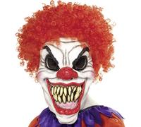 Masque de clown effrayant, latex de mousse