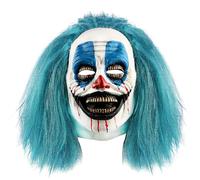 Masque de clown effrayant pour adultes, costume de joker tueur rieur, accessoire de fête d'Halloween