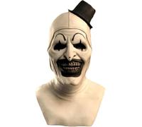 Masque de clown effrayant The Clown Killer Horreur avec chapeau amovible, pour Halloween, carnaval et Cosplay