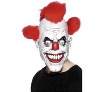 Clown 3/4 Mask, Unisex One Size Multicolore