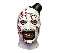 Masque de clown terrifier art accessoire de costume blanc