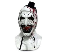 Masque de clown Terrifier Art le clown effrayant - Accessoire de costume d'Halloween effrayant pour homme et femme (A)
