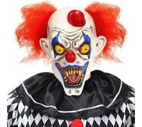Masque De Clown Tueur Avec Cheveux Et Mini-Chapeau