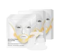 Masque De Collagène Bio Anti-Rides,Retinol Masque Collagene Visage Korean Skincare,Skin Care Coréenne,Masques De Nuit Anti-âge Hydratant Visage,Minimise les Pores - Réduit les Rides (2 set)