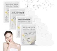 Masque de collagène bleu, masque de tension de collagène profond rétinol, pour le resserrement du visage et le soulèvement,le masque de levage de rétinol de collagène,4PCS