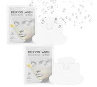 Masque de collagène bleu, masque de tension de collagène profond rétinol, pour le resserrement du visage et le soulèvement,le masque de levage de rétinol de collagène,2PCS